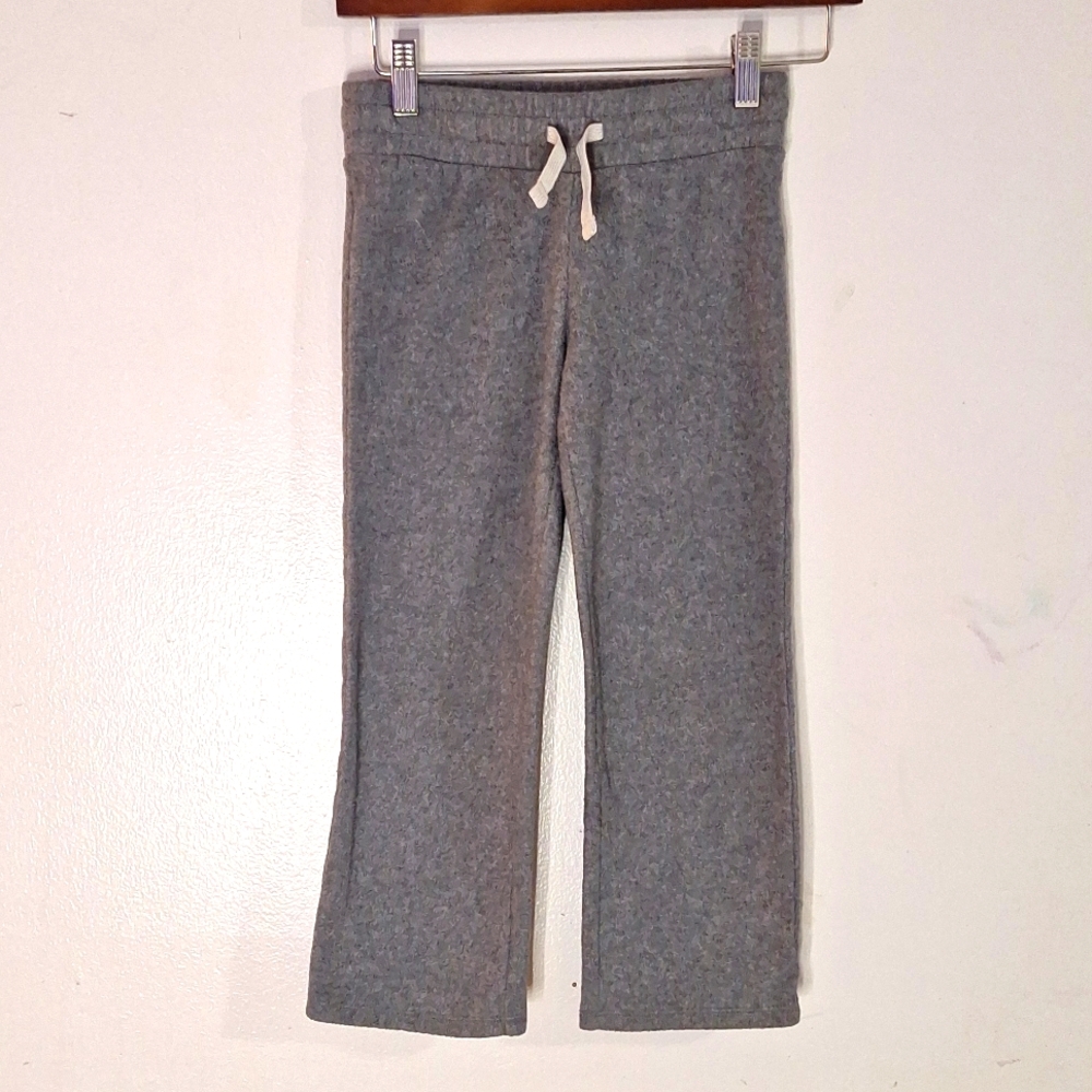 Girl's Gray Fleece Sweatpants